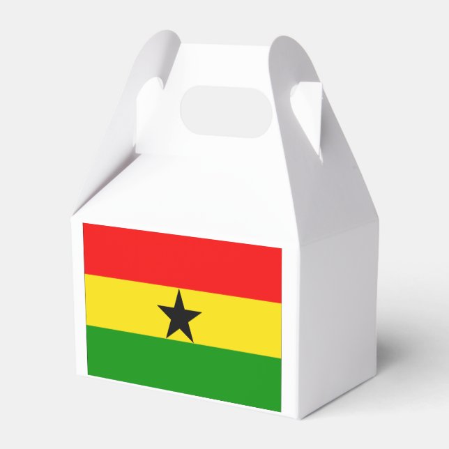 Flagga Ghana Presentaskar (Baksidan Sidan)