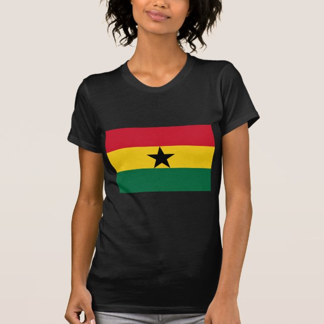 Flagga Ghana T-shirt (Framsida)