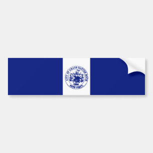 Flagga Grand Rapids (Michigan City) Bildekal
