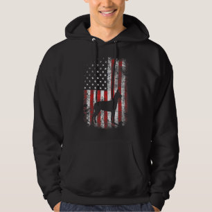 Flagga Great dane (4 juli) USA Patriotic Hoodie