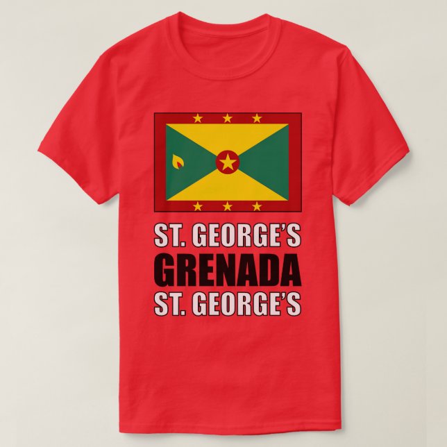 Flagga Grenada T Shirt (Design framsida)