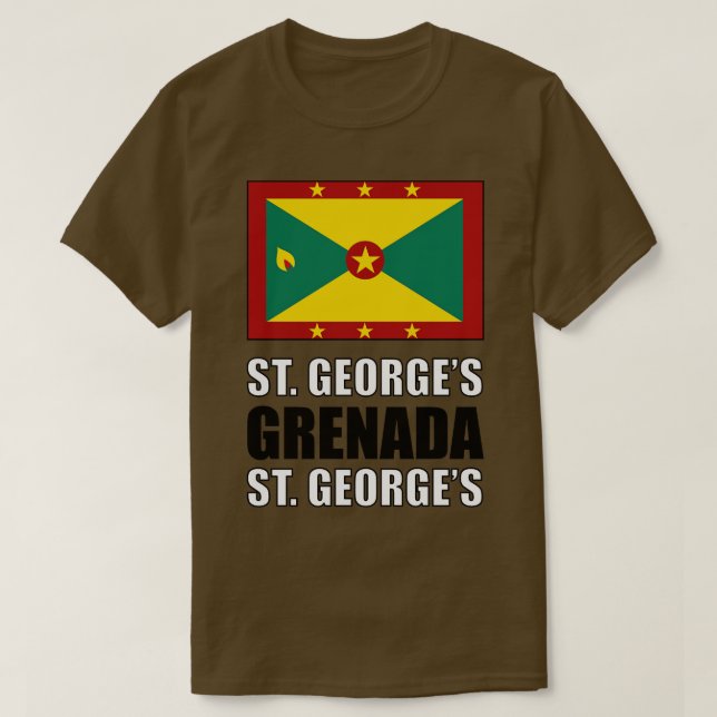 Flagga Grenada T Shirt (Design framsida)