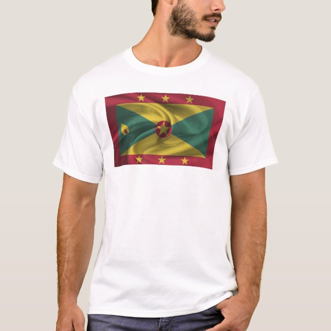 Flagga Grenada T Shirt (Framsida)