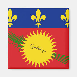 Flagga Guadeloupe Magnet