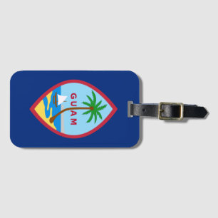 Flagga Guam Bagagebricka