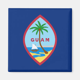 Flagga Guam Magnet