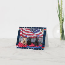 Flagga Guard-anteckningskort