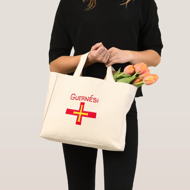 Flagga Guernési Mini Tygkasse (Framsida (produkt))