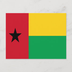 Flagga Guinea-Bissau Vykort