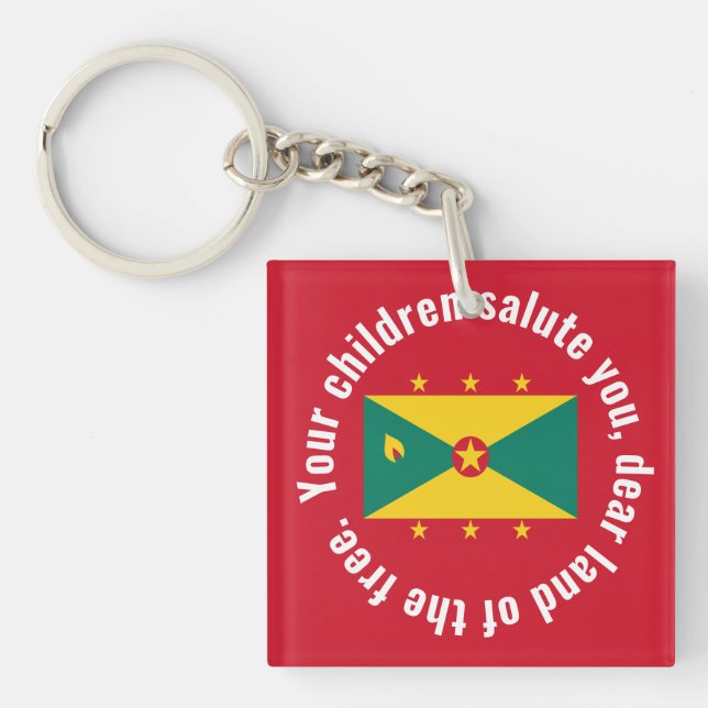 Flagga Guyana Nationalhymn Röd Grön Gul (Framsidan)