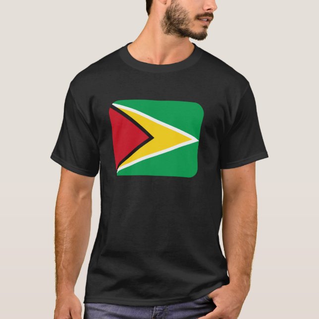 Flagga Guyana T Shirt (Framsida)