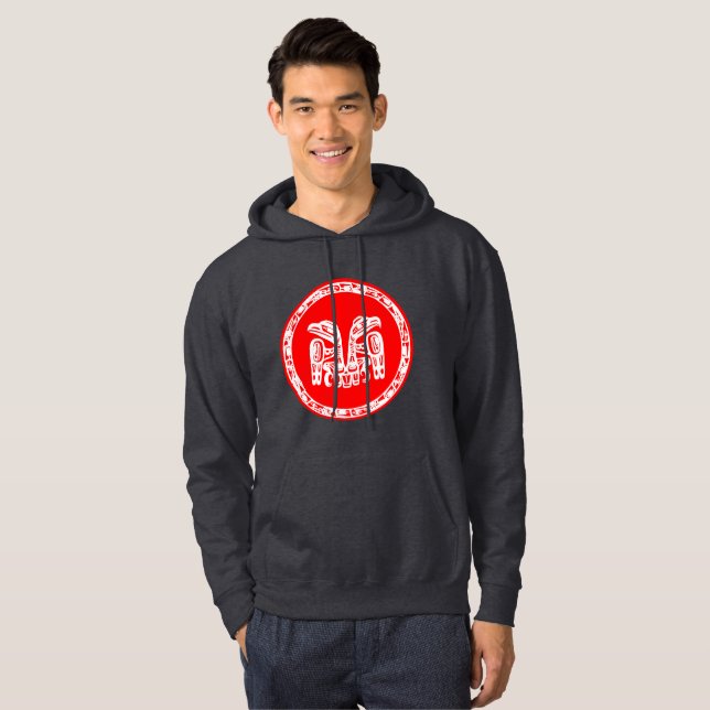 Flagga Haida Hoodie (Hel framsida)