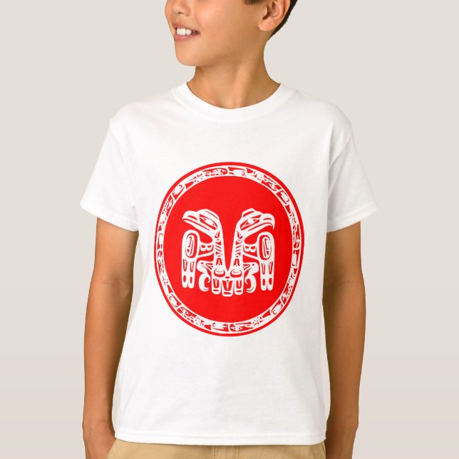Flagga Haida T Shirt (Framsida)