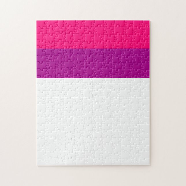 Flagga Halvvisexuellt Pride Pussel (Vertikal)