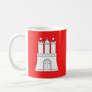 Flagga Hamburg Coffee Mugg
