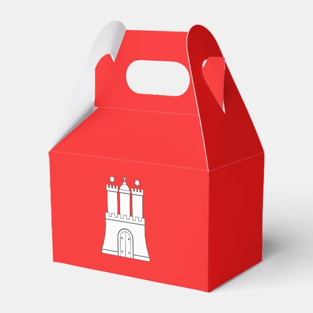 Flagga Hamburg Favoritbox Presentaskar (Framsidan Sidan)