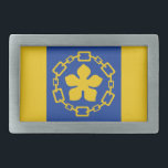Flagga Hamilton, Ontario Bälte Buckle<br><div class="desc">Bälte Buckle med flagga av Hamilton</div>