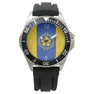 Flagga Hamilton (Ontario, Kanada) Armbandsur