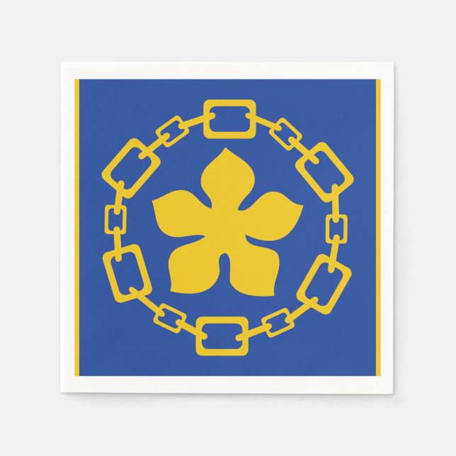 Flagga Hamilton, Ontario Pappersservett (Framsidan)