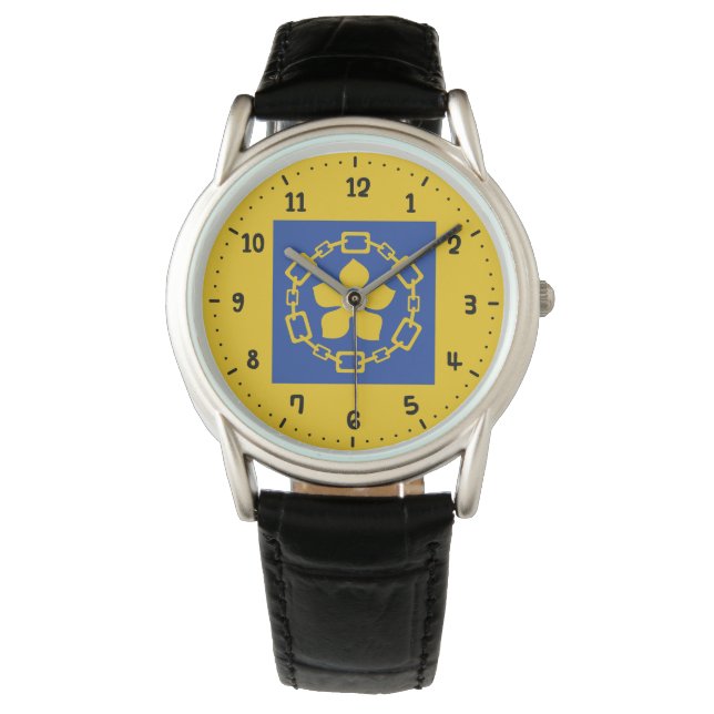 Flagga Hamilton, Ontario Watch Armbandsur (Framsida)