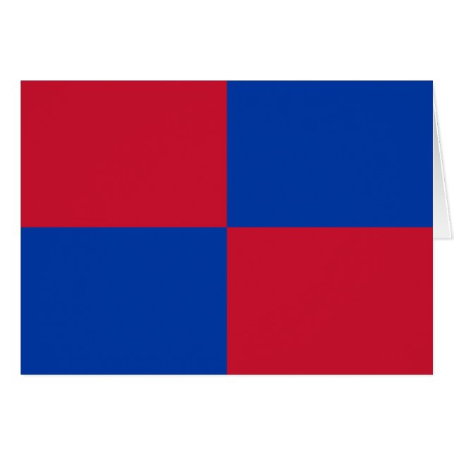 Flagga Harenkarspel Hälsningskort (Framsidan Horizontal)