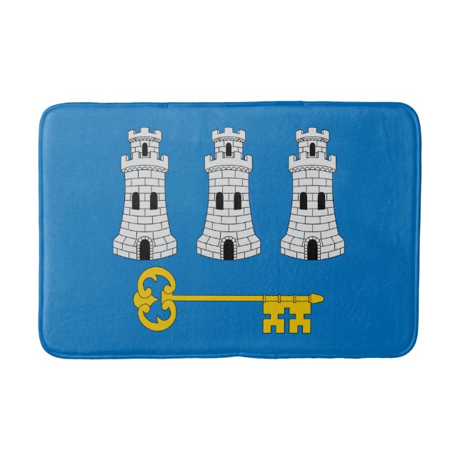 Flagga Havanna, Kuba Bath Mat Badrumsmatta (Framsidan)