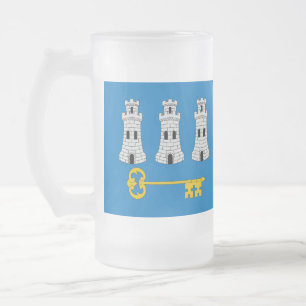 Flagga Havanna, Kuba Frosted Glass Beer Mugg