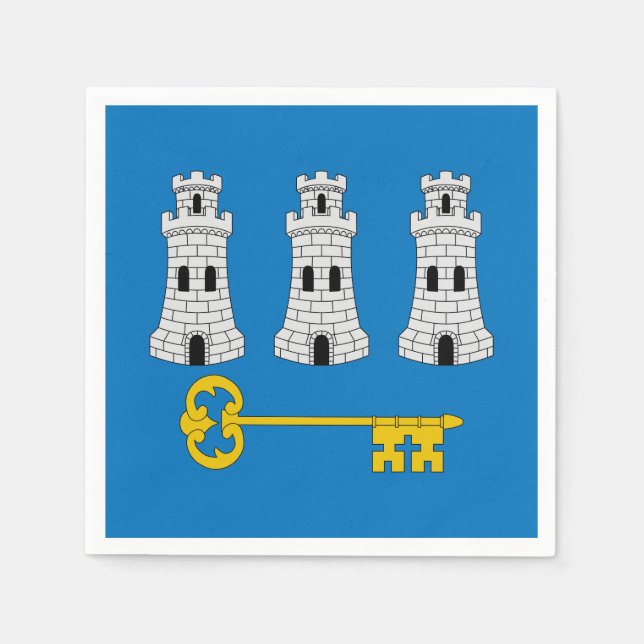 Flagga Havanna, Kuba Napkins Pappersservett (Framsidan)