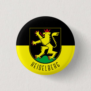 Flagga Heidelberg - TYSKLAND Knapp