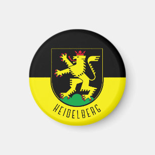 Flagga Heidelberg - TYSKLAND Magnet