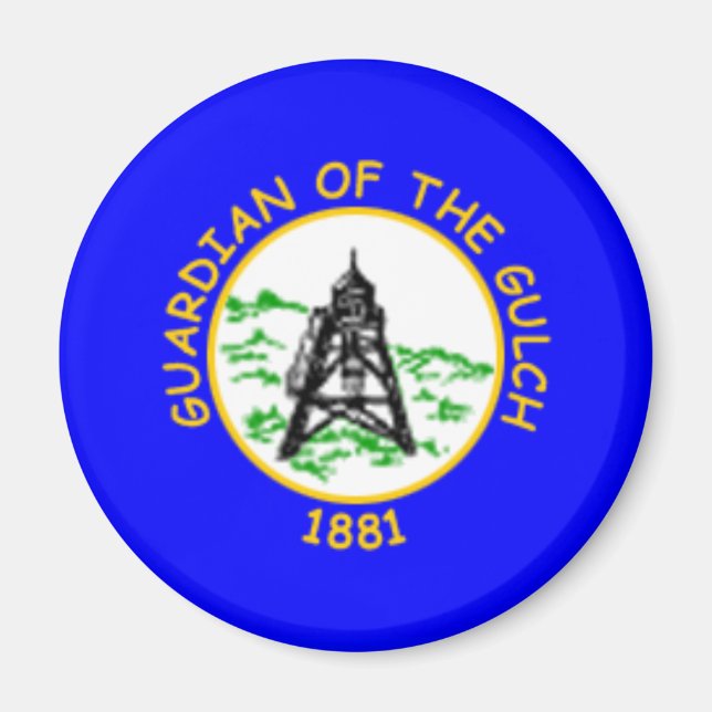 Flagga Helena, Montana Magnet (Framsidan)