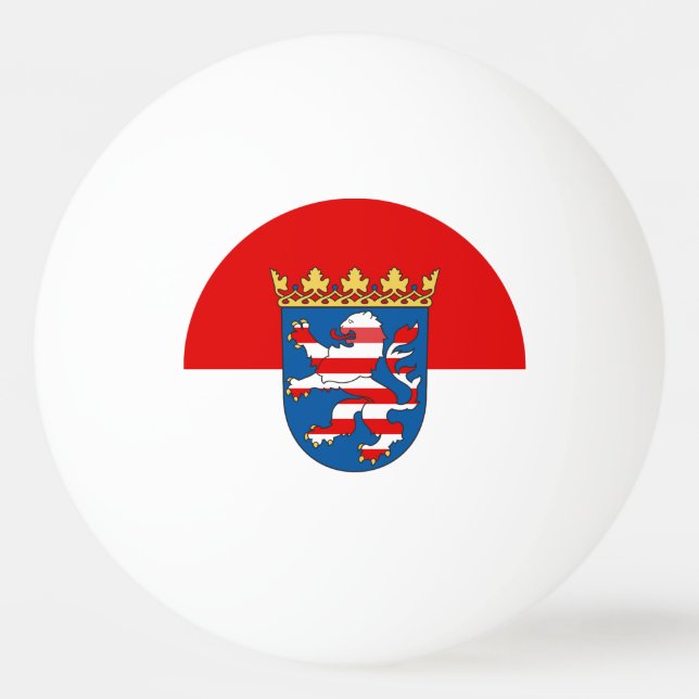 Flagga Hesse Ping Pong Boll (Framsidan)