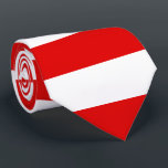 Flagga Hesse Tie Slips<br><div class="desc">Tips med flagga av Hessen (Hessens),  utformad med två färgband av rött och vitt vågrät</div>