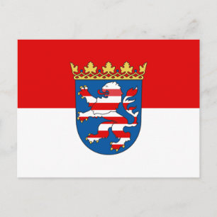 Flagga Hesse Vykort