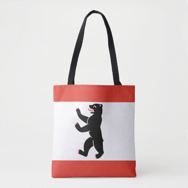 Flagga HesseFlag of Berlin Tote Bag Tygkasse (Framsida)