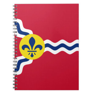 Flagga HesseFlag of St. Louis, Missouri Notebook Anteckningsbok