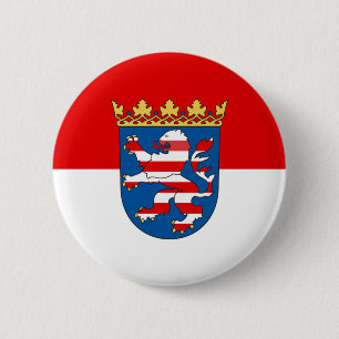 Flagga Hessen Pinback-knapp Knapp