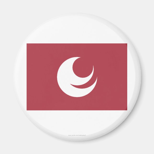 Flagga Hiroshima prefecture Magnet (Framsidan)