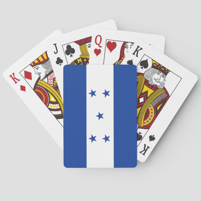 Flagga Honduras Casinokort (Baksidan)