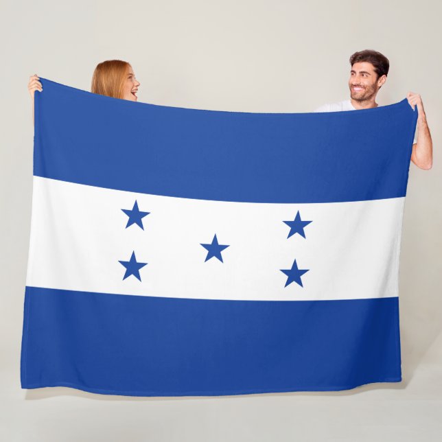 Flagga Honduras Fleecefilt (På plats)