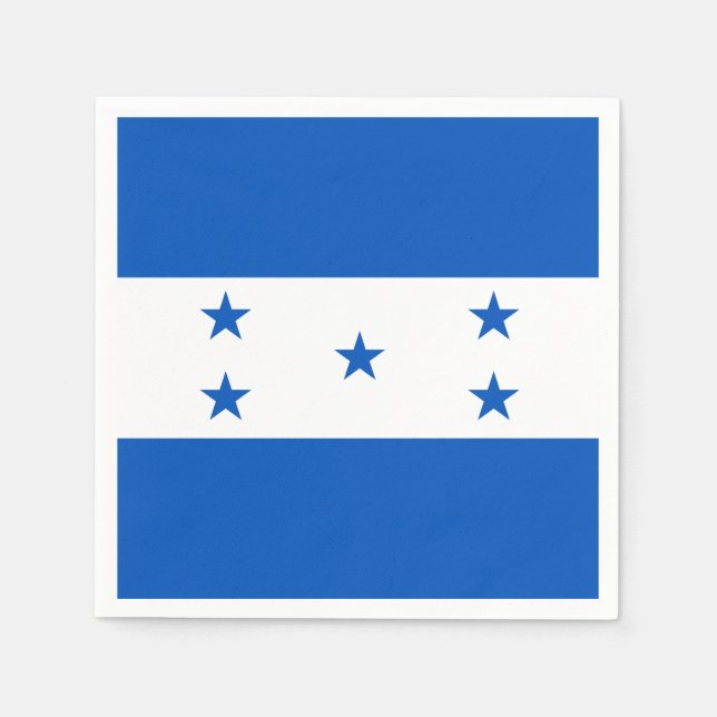 Flagga Honduras Pappersservett (Framsidan)