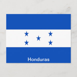 Flagga Honduras Vykort