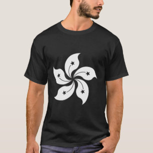 Flagga Hong Kong Kongese Flaggor T Shirt