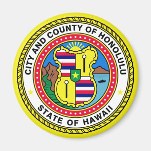 Flagga Honolulu, Hawai’i Magnet