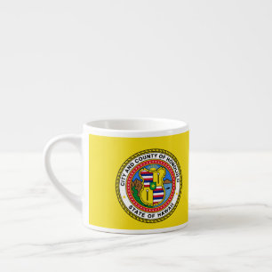 Flagga Honolulu, Hawaii Espresso Kopp Espressomugg