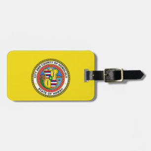 Flagga Honolulu, Hawaii Luggage Tag Bagagebricka
