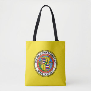 Flagga Honolulu, Hawaii Tygkasse
