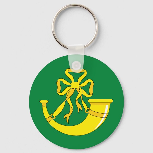 Flagga Huntingdonshire Keychain Nyckelring (Framsida)
