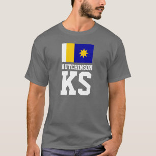 Flagga Hutchinson, Kansas T Shirt