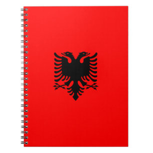 Flagga i Albanien Anteckningsbok